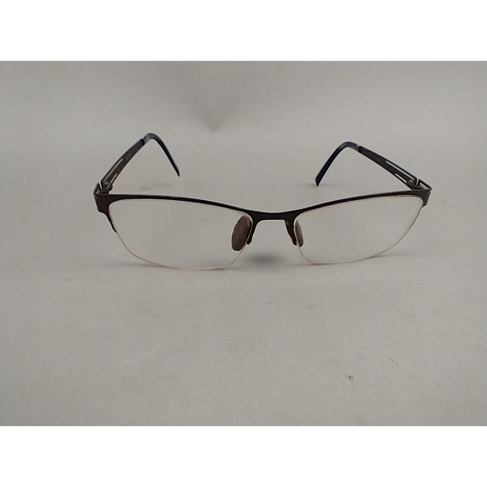 Vanni V1154 C36 Brown‎ Metal Semi Rimless Eyeglass Frames 53-15-140mm